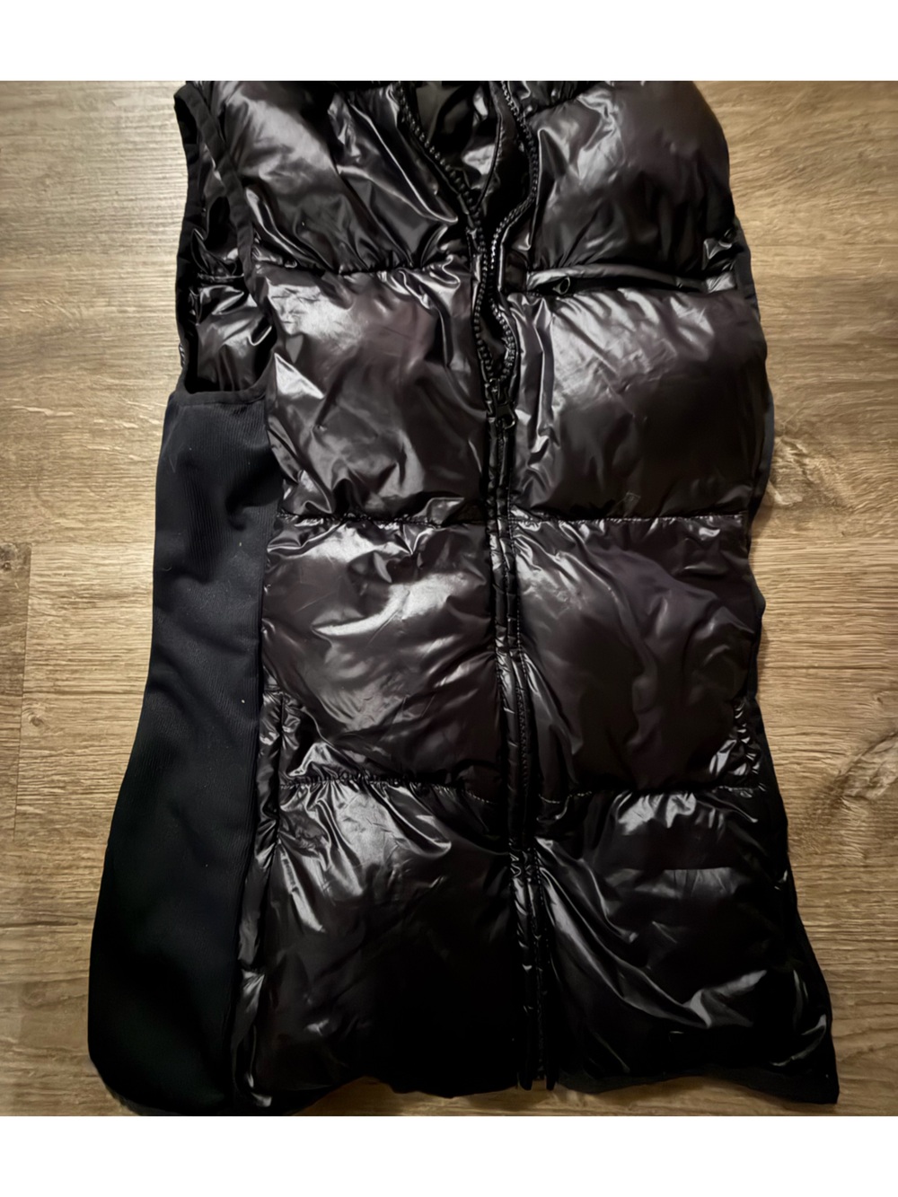Fabletics Black Quilted Puffer Vest